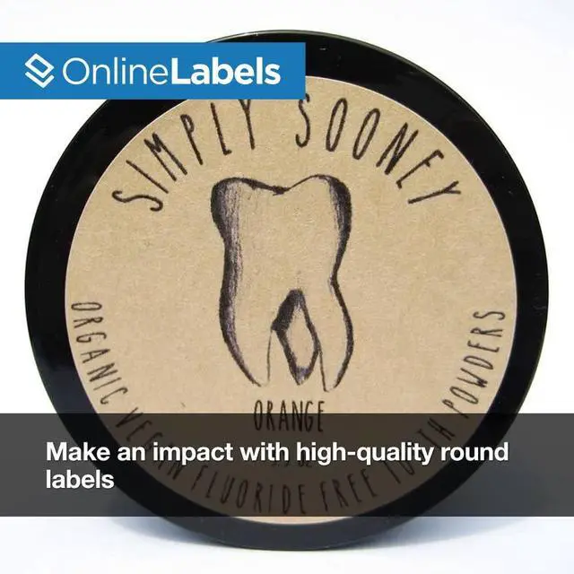 Alt view image 7 of 7 - 2.5 Inch Brown Kraft Round Labels - Pack of 4,500 Circle Stickers, 500 Sheets - Inkjet/Laser Printer