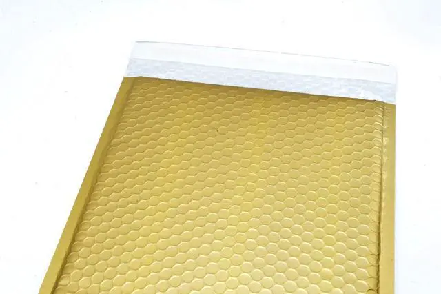 Alt view image 4 of 5 - ProLine Matte Metallic Gold Bubble Padded Mailers Extra Wide #0 6x10 Inch Self Seal Padded Envelopes (500)