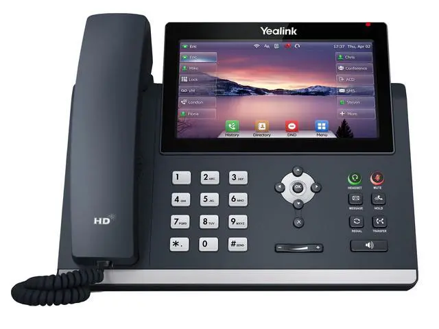 Alt view image 3 of 5 - T48U IP Phone - Power Adapter Included