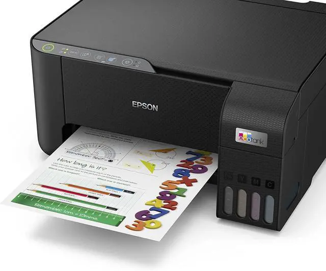 Alt view image 3 of 6 - EcoTank L3250 A4 Wi-Fi All-in-One Ink Tank Printer with Scan, Copy - Black, Medium