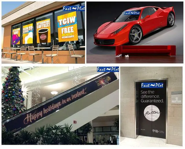 Alt view image 6 of 7 - Self Adhesive Polypropylene Banner 8 mil WP - 36inch x 100ft Roll - 2inch core