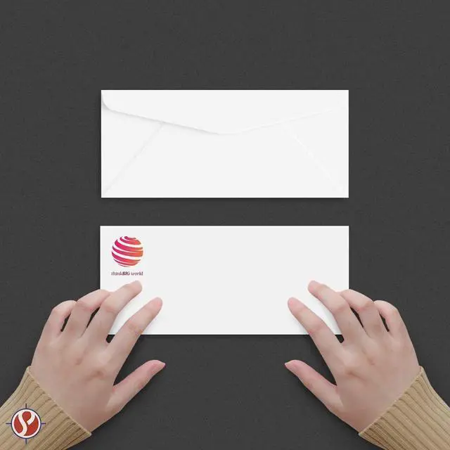 Alt view image 5 of 6 - Customize Your #10 Regular Business Envelopes - Upload Your Full Color Logo and Info/Return Address - Custom Printing - We Will Professionally Print Your White Envelopes - 1000 Envelopes per Pack