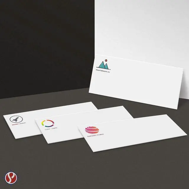 Alt view image 2 of 6 - Customize Your #10 Regular Business Envelopes - Upload Your Full Color Logo and Info/Return Address - Custom Printing - We Will Professionally Print Your White Envelopes - 1000 Envelopes per Pack