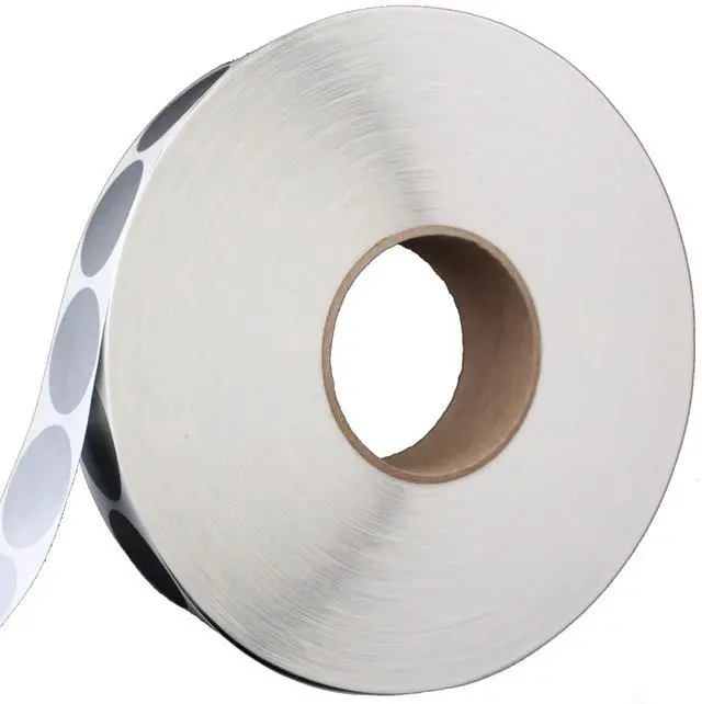 Alt view image 2 of 4 - 1.5 in Silver Round Scratch-Off Stickers, 5000 Pack | Ideal for gender reveals, baby showers, wedding games, invitations, raffle tickets, classroom rewards, business campaigns
