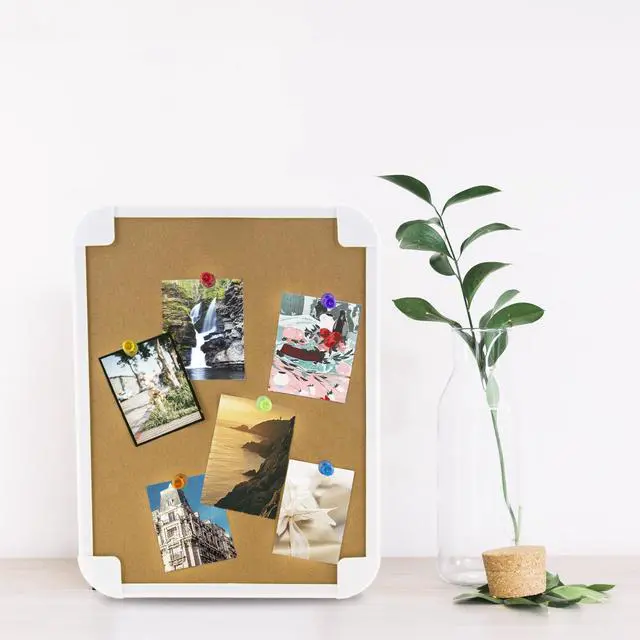 Alt view image 5 of 6 - Translucent Push Pins, Assorted Colors, 100 Ct, 144-Case | sharp steel points that hold notes, photos, reminders on cork and bulletin
