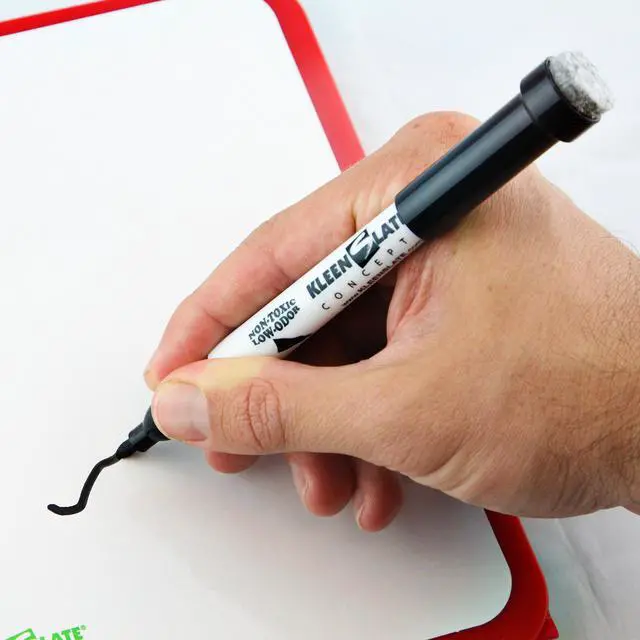 Alt view image 6 of 7 - (24) 2-Sided Customizable Whiteboard w/Clear Dry Erase Sleeve for Interchangeable Templates and Graphic Organizers-Bonus 24 Microfiber Cloths w/Bookbinder Rings and 24 Markers