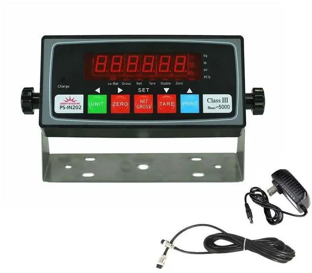 Main image of Liberty LS-IN202 Digital Indicator for Floor Scale NTEP Legal for Trade Weighing Indicator with LED Digital Display Compatible with Any Scale Base with RS-232 Connectivity