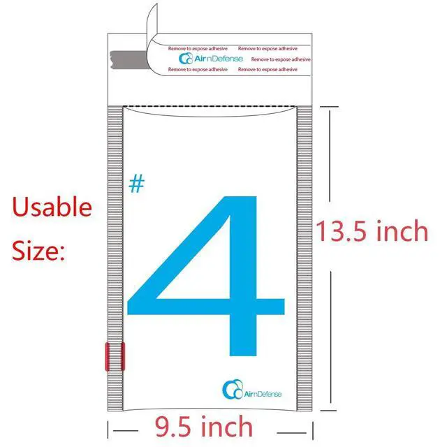 Alt view image 2 of 7 - 100/200/300/400/500/1000 pcs #4 9.5x14.5 Poly Bubble Padded Envelopes Mailers Shipping Bags (500)