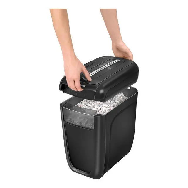 Alt view image 7 of 7 - Powershred 60Cs 10-Sheet Cross-Cut Paper and Credit Card Shredder with SafeSense Technology (4606001)