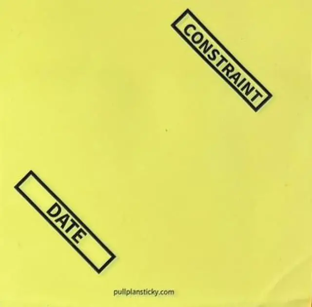 Alt view image 7 of 7 - Pull Planning Last Planner Lean Construction Multi-Color Sticky Note Pad Tags Trade Partners Subcontractors (26 Pads)