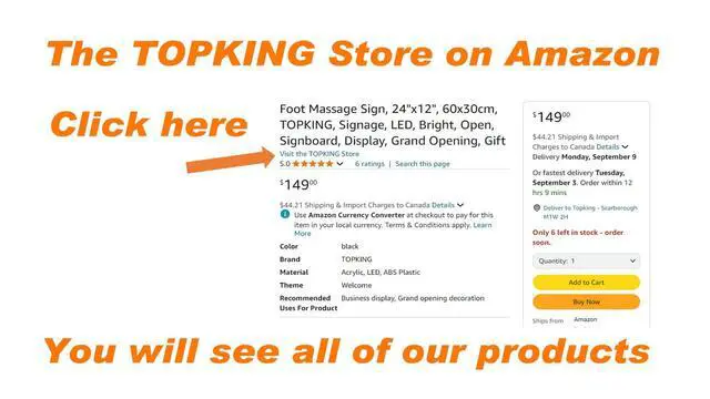 Alt view image 6 of 6 - Massage Open Sign, Jumbo size, 31"x17", 78x43cm, LED, Neon, Florescent, Signage, Signboard, Display, Billboard, Screen, Grand Opening, Gift