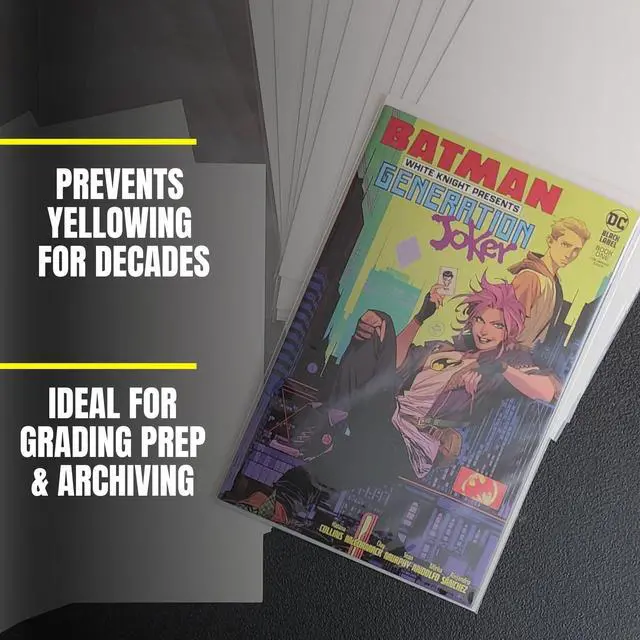 Alt view image 5 of 7 - Gemini Premium Comic Book Bags and Boards | Silver Size (7 1/8" x 10 1/2" Bags, 7" x 10 1/2" Boards) | 2-mil Polypropylene Bags, 24-pt Acid-Free (1000 Each)