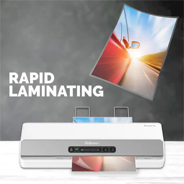 Alt view image 2 of 7 - Amaris 125 laminator Machine, School or Office use, 12.5 max Width, with 10 Jam Free Laminating Sheets