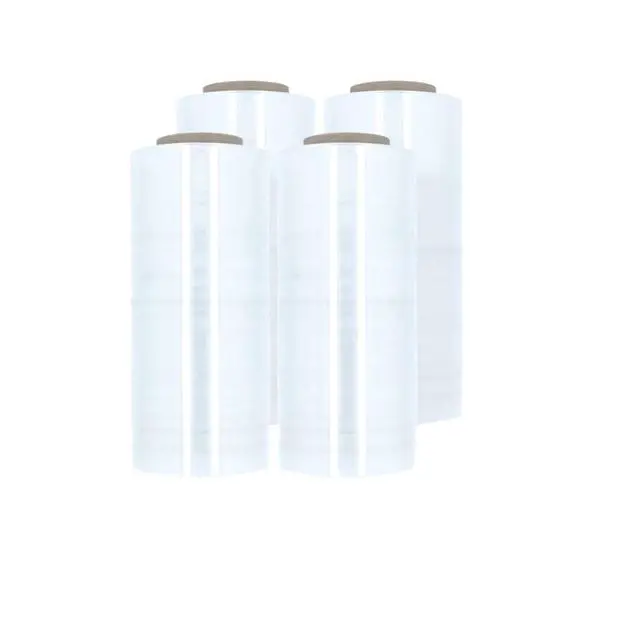 Alt view image 2 of 7 - PSBM Blown Stretch Wrap, 8 Rolls 18 Inch x 1000 Feet 120 Gauge Heavy Duty Clear Plastic Wrap Industrial Strength Shrink Film for Moving, Packing & Shipping