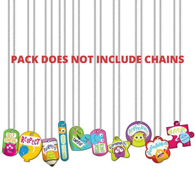 Alt view image 6 of 7 - Brag Tags Build & Support Good Character Traits & Behavior in Kids & School Students Monthly Character Value Pack: 500 Brag Tags (50 for Each Design)