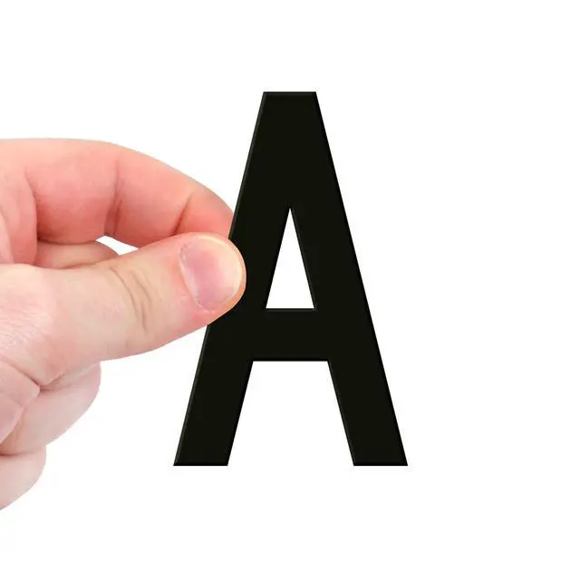 Alt view image 2 of 5 - Letters A-Z Die-Cut Magnetic Letter Labels | 130 Labels/Kit, 3" Character Height, Made in USA