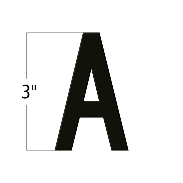 Alt view image 4 of 5 - Letters A-Z Die-Cut Magnetic Letter Labels | 130 Labels/Kit, 3" Character Height, Made in USA