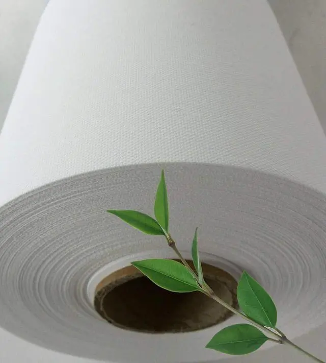 Alt view image 3 of 3 - Canvas Roll-Polyester Matte Waterproof for Any Aqueous Inkjet and Eco Solvent and Latex UV Printer (42"x100')
