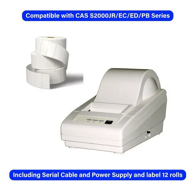 Alt view image 2 of 4 - DLP-50 Label Printer for CAS S2000JR/EC/ED/PB Series, 1 Case of Labels LST-8060