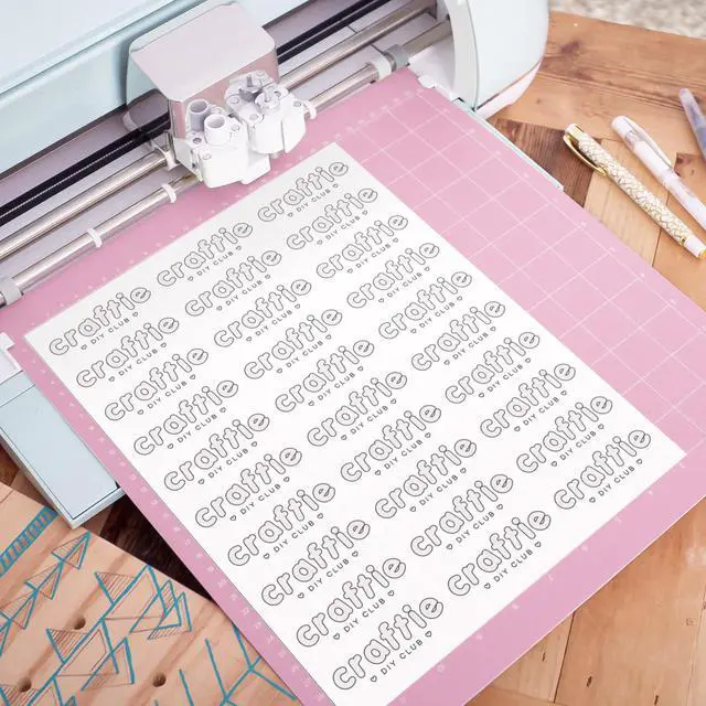 Alt view image 4 of 4 - 8.5 x 11 Washi Paper with Clear PET Backing Sticker Paper White Printable Inkjet Printer Compatible Full Sheet Letter Size Labels (250 Sheets)