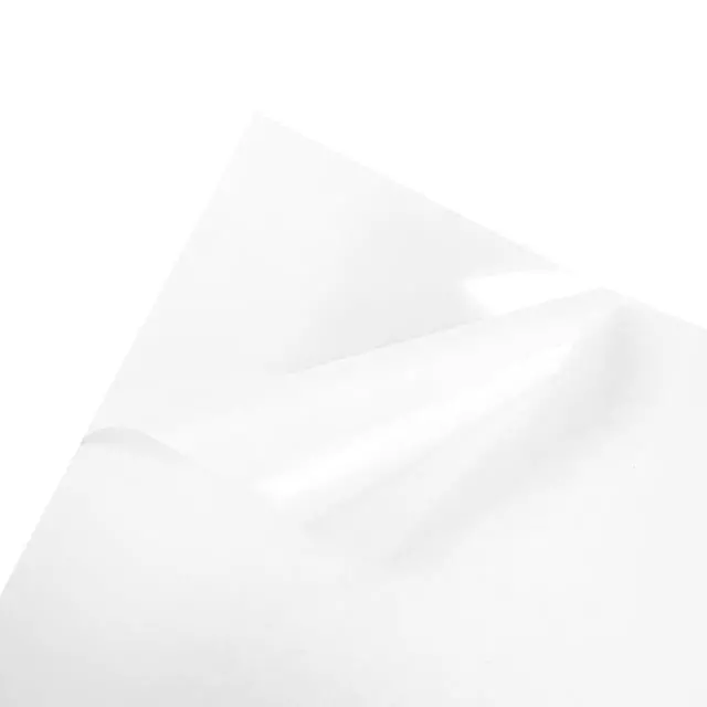 Alt view image 2 of 4 - 8.5 x 11 Washi Paper with Clear PET Backing Sticker Paper White Printable Inkjet Printer Compatible Full Sheet Letter Size Labels (250 Sheets)