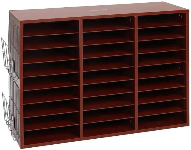 Alt view image 3 of 7 - Classroom Mail Center with Paper Holders - 1 Mail Center, 2 Wire Racks