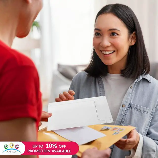 Alt view image 7 of 7 - Rigid Mailers 11 x 13.5 Inch, White Cardboard Envelopes, Self Seal Tear Strip, 550 GSM Paperboard, Stay Flat Design, Pack of 100