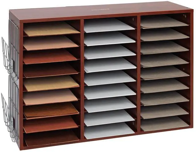 Alt view image 4 of 7 - Classroom Mail Center with Paper Holders - 1 Mail Center, 2 Wire Racks