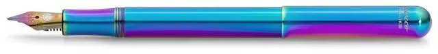 Main image of COLLECTION Fountain Pen Liliput Kolibri I Premium Rainbow-Coloured Reservoir Pen with Iridescent Steel Nib for Ink Cartridges I Writing Instrument 12.4 cm I Nib: F (Fine)