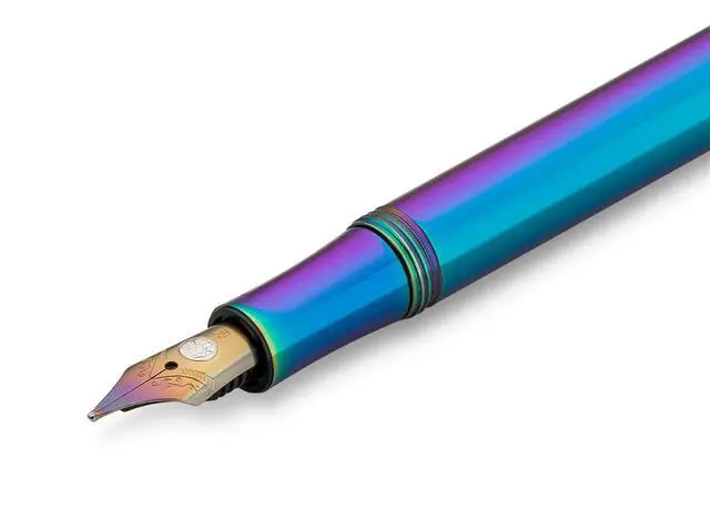 Alt view image 3 of 7 - COLLECTION Fountain Pen Liliput Kolibri I Premium Rainbow-Coloured Reservoir Pen with Iridescent Steel Nib for Ink Cartridges I Writing Instrument 12.4 cm I Nib: F (Fine)