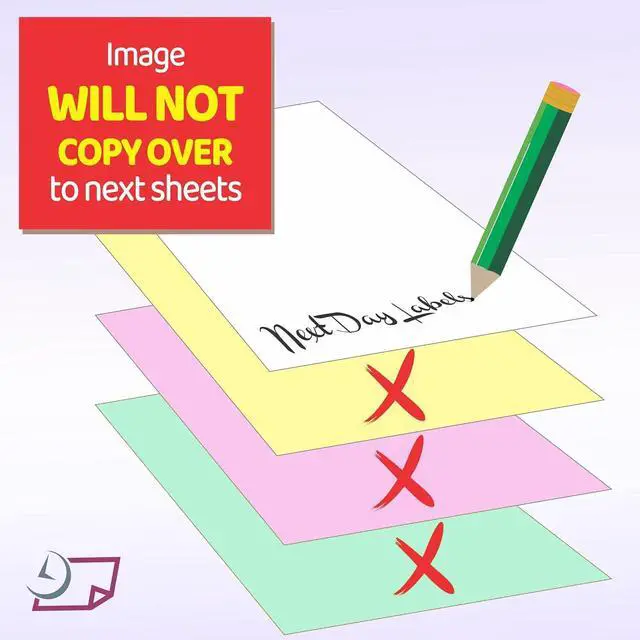 Alt view image 2 of 5 - Plain Collated Color Paper (Not Carbonless) for Laser and Ink Jet Printers (4 Part, Case)