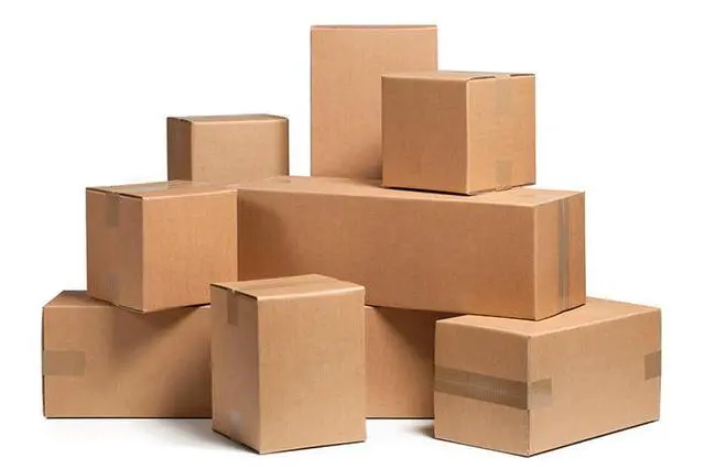 Alt view image 2 of 4 - 10x5x5" Corrugated Cardboard Packing Shipping Mailing Moving Carton Boxes - 200 Pack