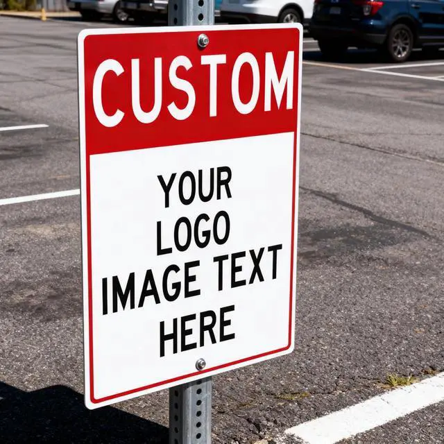 Alt view image 7 of 7 - Extra Large Custom Signs Outdoor Metal, 36x30 Inches, Reflective Option, Rust Free Aluminum, UV Ink Printing, Durable/Weatherproof