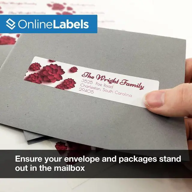 Alt view image 6 of 7 - Customizable Address Labels - 4 x 1 - Permanent, White Matte - Mailing, Barcode Labels - Pack of 20,000 Labels, 1,000 Sheets - Inkjet/Laser Printers