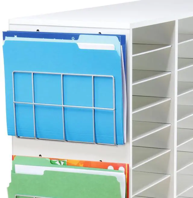 Alt view image 6 of 7 - Classroom Mail Center with Paper Holders - 1 Mail Center, 2 Wire Racks