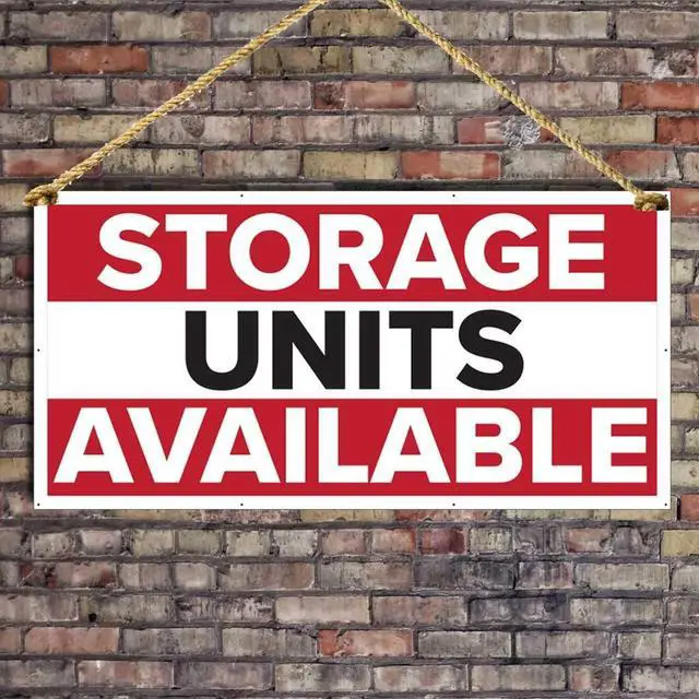 Alt view image 6 of 7 - Business Banners: Storage Units Available Banner Vinyl Banner, 7x16 Feet