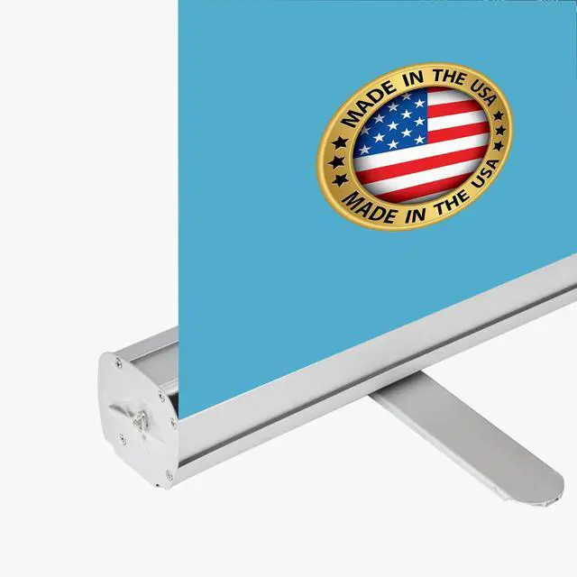 Alt view image 3 of 7 - Custom Retractable Banner Stand, Roll Up Banner with Your Logo/Text, Personalized Pull Up Display for Business, Trade Shows, Events 33x81 / 36x92 / 24x81 / 23x66 / Tabletop 11.5x17.5