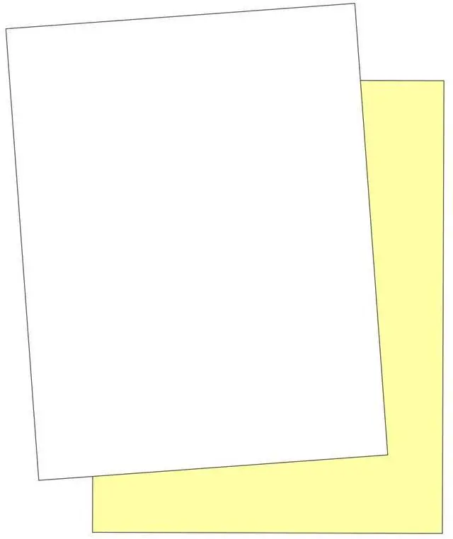 Main image of Plain Collated Color Paper (Not Carbonless) for Laser and Ink Jet Printers (2 Part, Case)