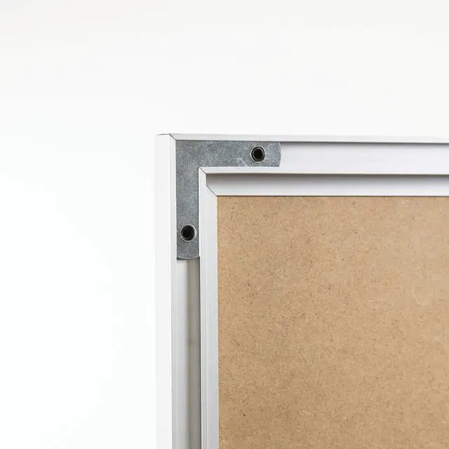 Alt view image 5 of 6 - Melamine Dry Erase Board White Board, 96" x 48" Inches, Silver Aluminum Frame