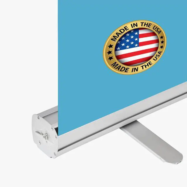 Alt view image 3 of 7 - Custom Retractable Banner Stand, Roll Up Banner with Your Logo/Text, Personalized Pull Up Display for Business, Trade Shows, Events 33x81 / 36x92 / 24x81 / 23x66 / Tabletop 11.5x17.5
