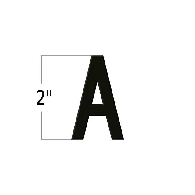 Alt view image 4 of 5 - Letters A-Z Die-Cut Magnetic Letter Labels | 130 Labels/Kit, 2" Character Height, Made in USA
