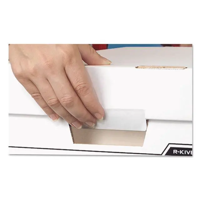 Alt view image 3 of 4 - BINDERBOX Heavy-Duty Storage Boxes, FastFold, Lift-Off Lid, Fits Binders 1 1/2 to 3 Inches, 12 1/4 x 18 1/2 x 12, Case of 12 (0073301)