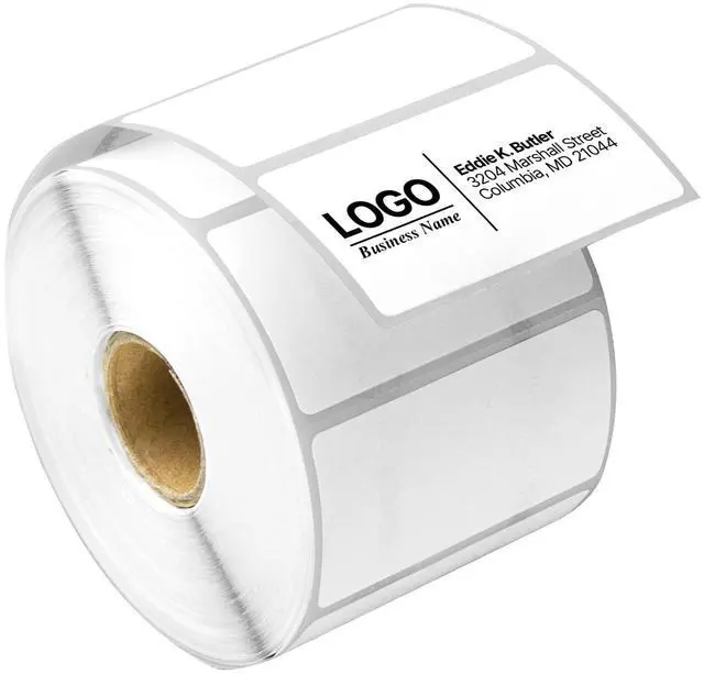 Main image of Direct Thermal Label, 2.25" x 1.25", 1" Core, 30 Rolls, 1000/Roll | Compatible with Rollo & Zebra Desktop Printers, UPC Barcode Shipping Address SKU Sticker, Adhesive & Perforated