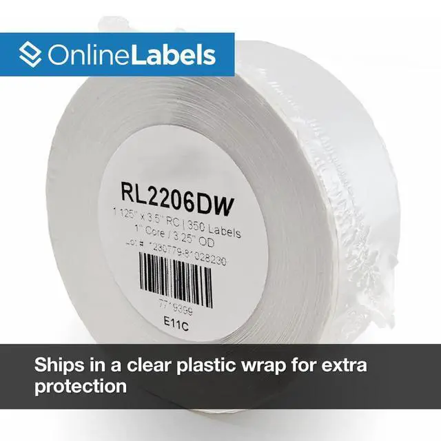 Alt view image 4 of 6 - 1.1 x 3.5 Waterproof Labels for DYMO Printers - 350 Labels Per Roll, 12 Rolls Totaling 4,200 Labels - Same As DYMO 30252