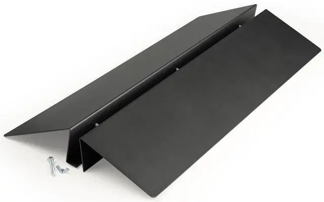 Alt view image 4 of 4 - Sign Clamp with Wedge Design, Supports Posters up to 1.5 Thick, Steel Black (FLRHLD36BK)