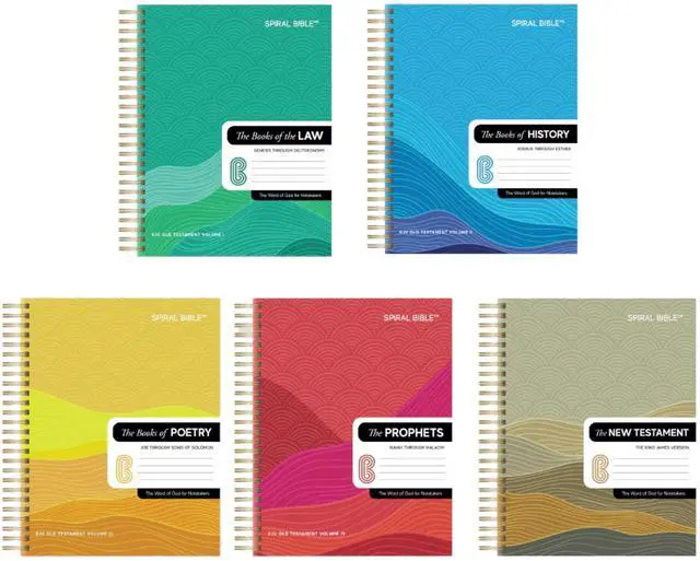 Main image of Official KJV | Complete Bible - Bundle Spiral Bound Spiritual Companion & Journal for Adults & Teens | 8.5" x 11" Notebook, 3.5in Margins for Notetaking