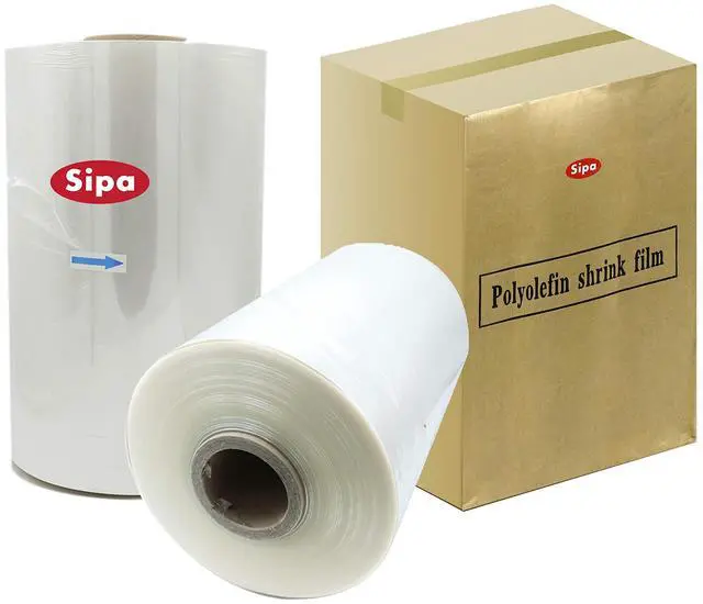 Main image of 14" 60 Gauge Polyolefin Shrink Film Heat Wrap POF Centerfold 4375' feet (1)