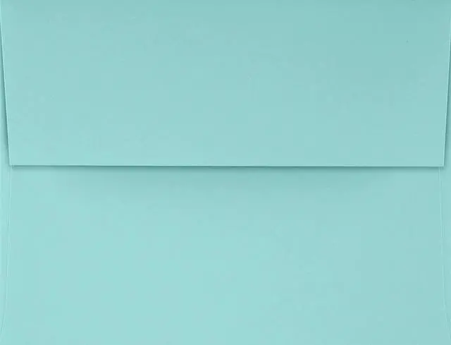 Alt view image 2 of 7 - A2 Invitation Envelopes | Peel & Press | 4 3/8" x 5 3/4" | Seafoam Blue | 80lb. Text | 1,000 Qty