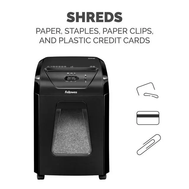 Alt view image 7 of 7 - Powershred 60MC Micro-Cut 10 Sheet Home Office Paper Shredder
