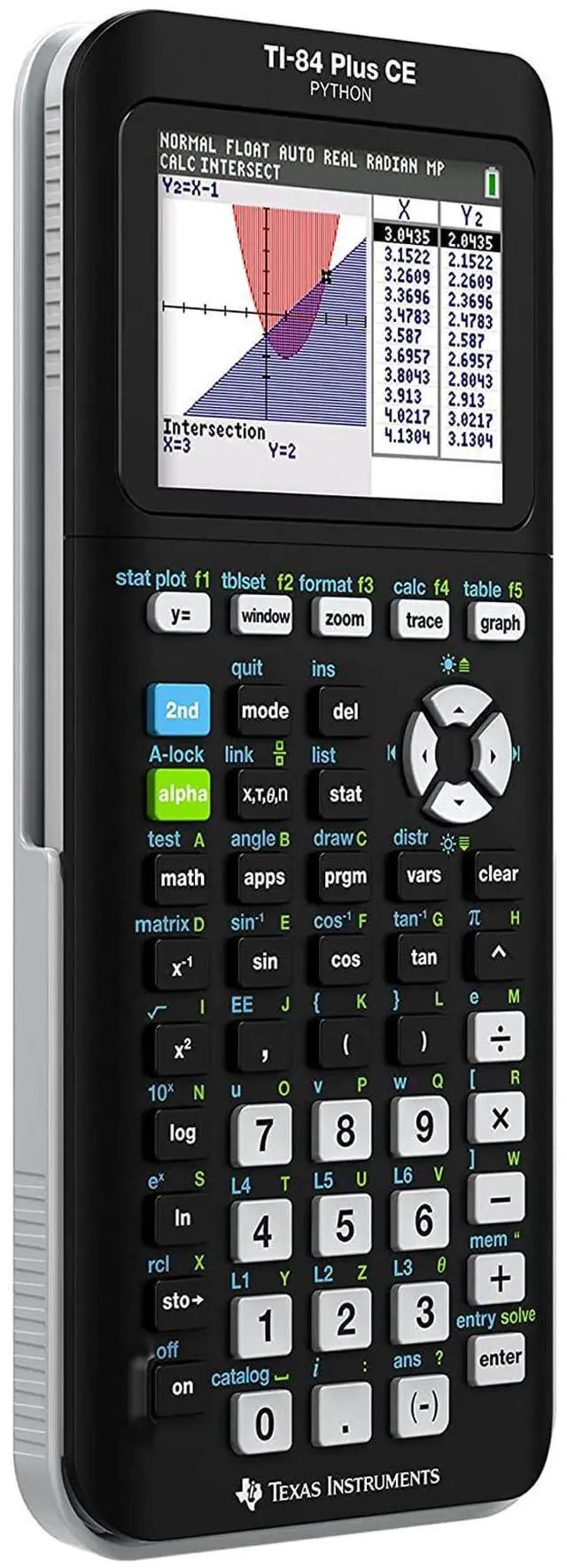 Alt view image 2 of 6 - Scientific Python Graphic Calculator, Folima TI-84 Plus CE Color Graphing Instruments, Black 7.5 Inch